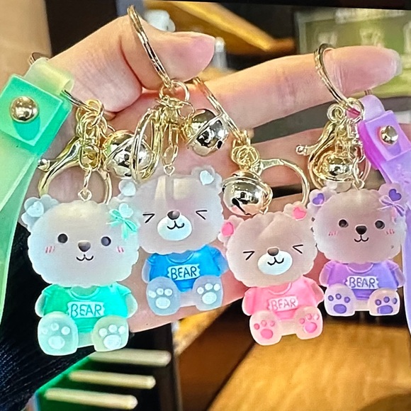 Other - ❣️5|$25❣️jelly glazed Bear Keychain/charm. Adorable 🥰 
Your choice. 🆕